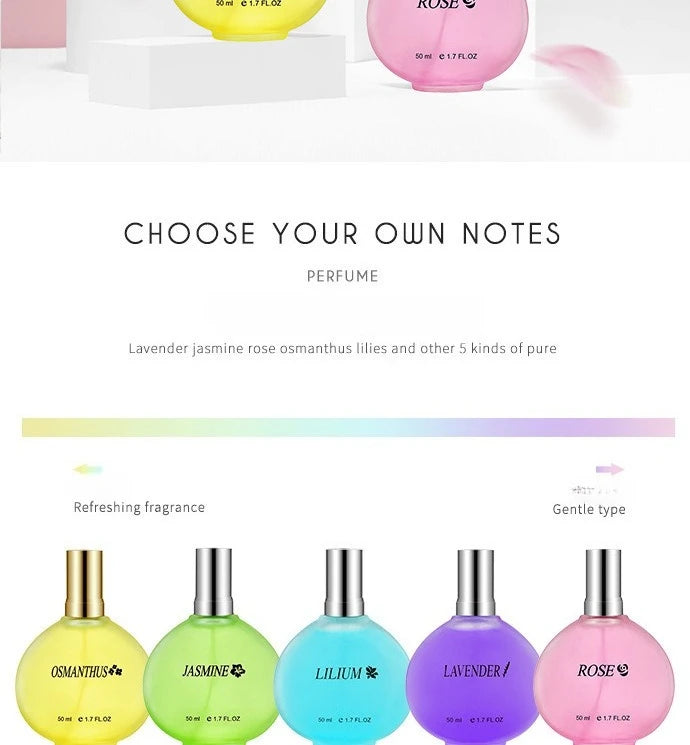 50ml Women's Long - lasting Light Floral Perfume - Blended with Osmanthus, Lily, Rose & Lavender women perfumes femme parfum Wentersen