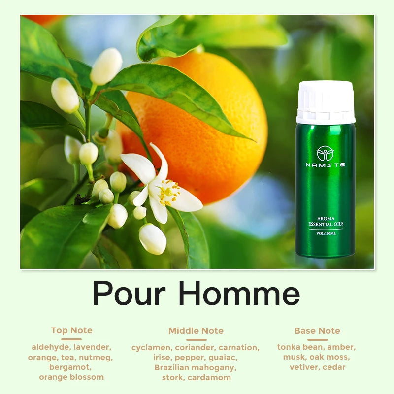 Aroma Diffuser Perfume Fragrance Oil Pure Scented Air Freshener for Scent Diffusers Namste 100ML Essential Oil Diffuser Natural Wentersen