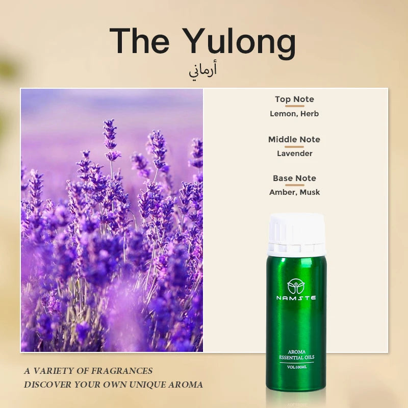 Aroma Diffuser Perfume Fragrance Oil Pure Scented Air Freshener for Scent Diffusers Namste 100ML Essential Oil Diffuser Natural Wentersen