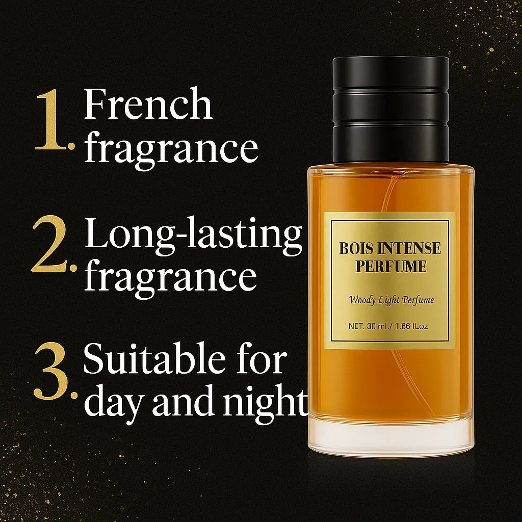 Bois Intense Perfume 50 ML Eau de Parfum for Men with Woody Notes of Iris Frankincense & Honey Luxury Long Lasting Fragrance Wentersen
