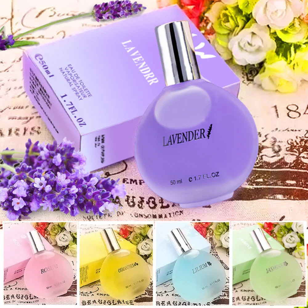 50ml Women's Long - lasting Light Floral Perfume - Blended with Osmanthus, Lily, Rose & Lavender women perfumes femme parfum Wentersen