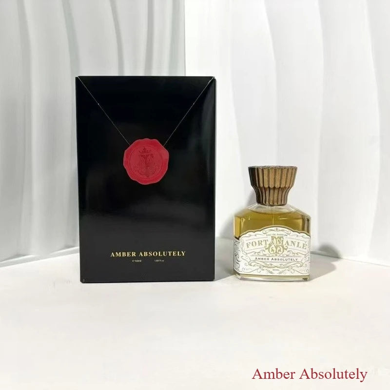 Long Lasting Perfume 50ml for Women Men Cognac Peach Rum Amber Fragrance Body Spray Oriental Woody Parfum Water Deodorant Scent Wentersen