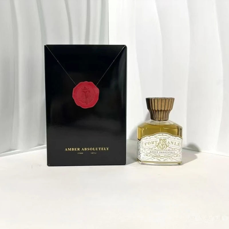 Long Lasting Perfume 50ml for Women Men Cognac Peach Rum Amber Fragrance Body Spray Oriental Woody Parfum Water Deodorant Scent Wentersen