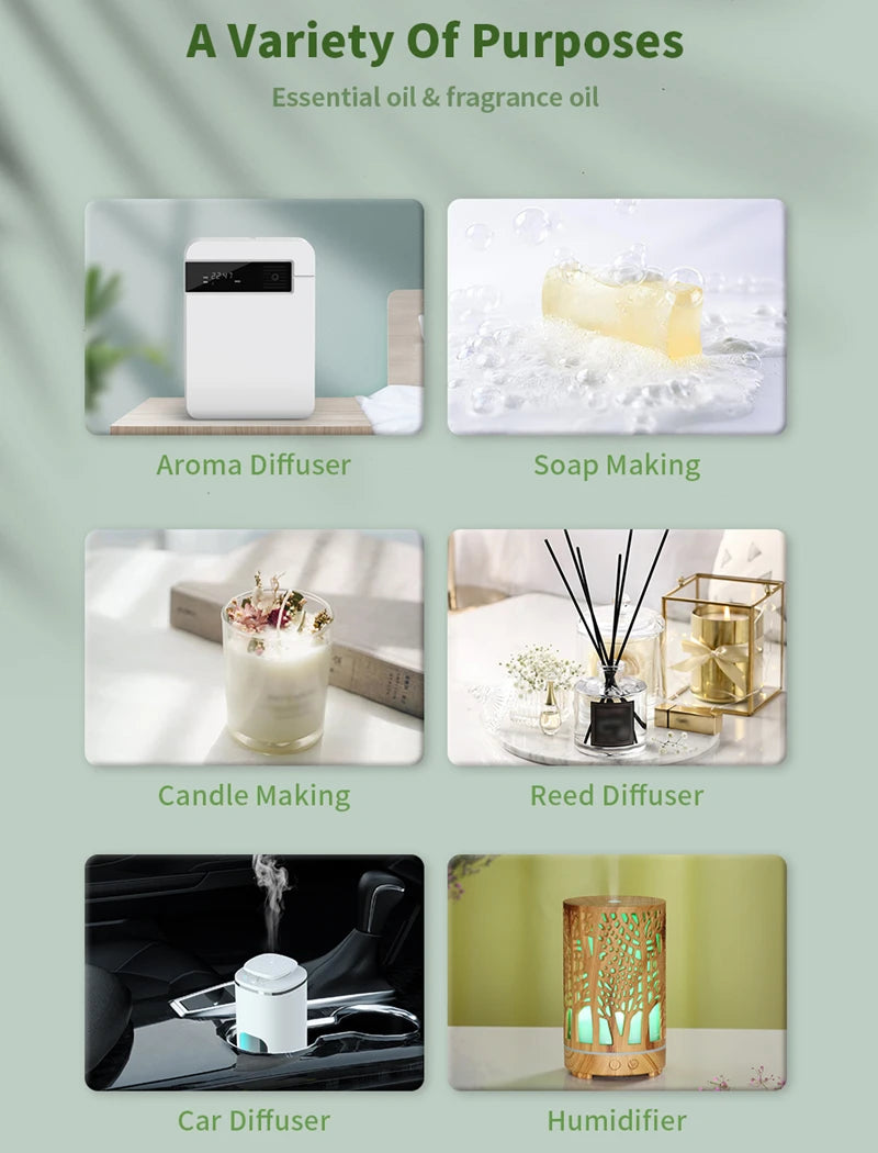 Aroma Diffuser Perfume Fragrance Oil Pure Scented Air Freshener for Scent Diffusers Namste 100ML Essential Oil Diffuser Natural Wentersen