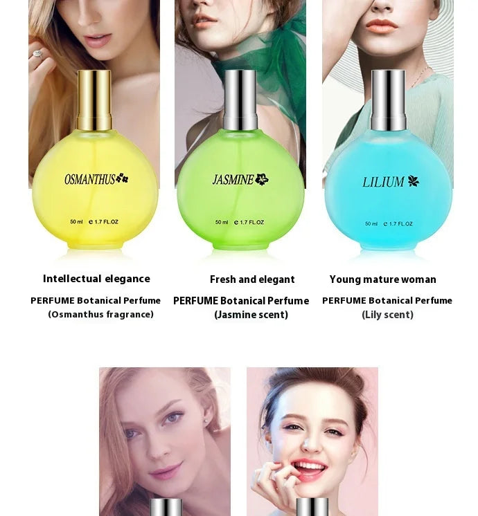 50ml Women's Long - lasting Light Floral Perfume - Blended with Osmanthus, Lily, Rose & Lavender women perfumes femme parfum Wentersen