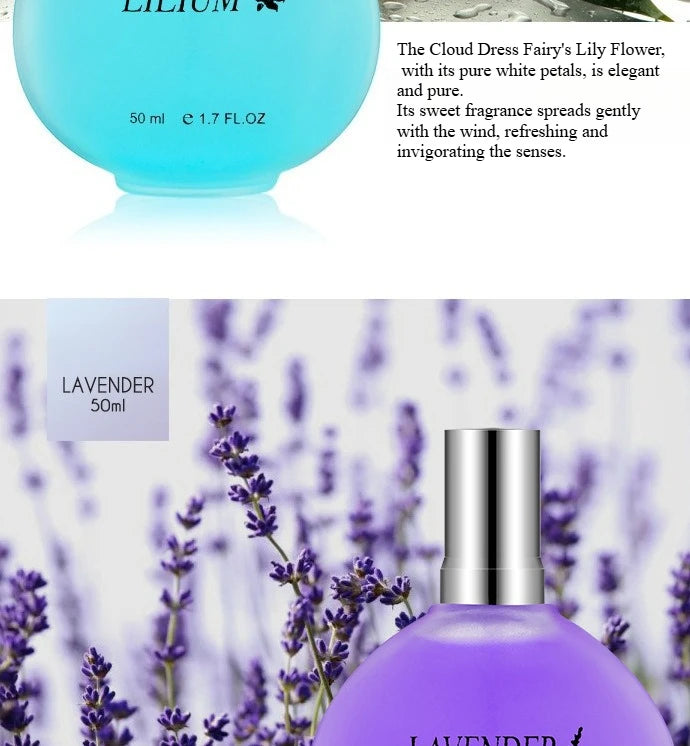 50ml Women's Long - lasting Light Floral Perfume - Blended with Osmanthus, Lily, Rose & Lavender women perfumes femme parfum Wentersen
