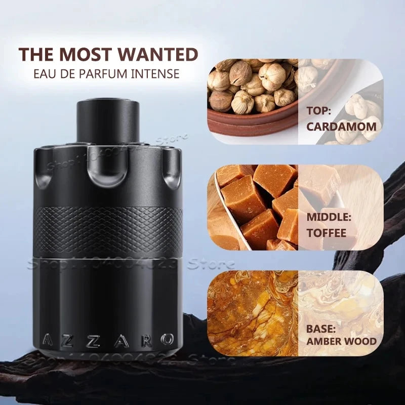 The Most Wanted Eau de Parfum Intense – Woody & Spicy Cologne for Men with Fougère and Ambery Notes Amber Wood, Cardamom Wentersen