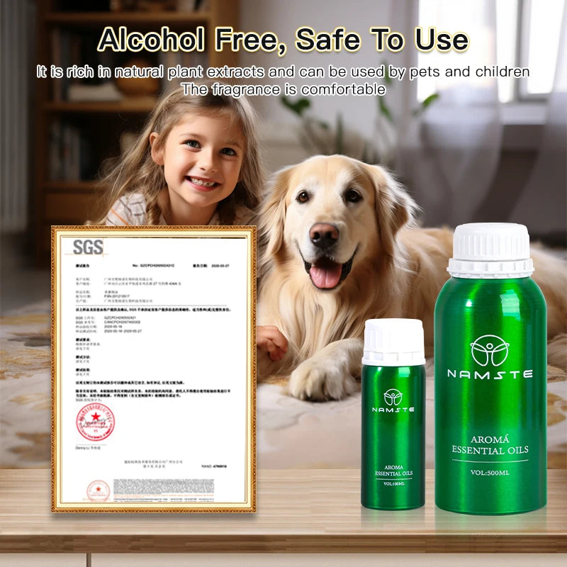 Aroma Diffuser Perfume Fragrance Oil Pure Scented Air Freshener for Scent Diffusers Namste 100ML Essential Oil Diffuser Natural Wentersen