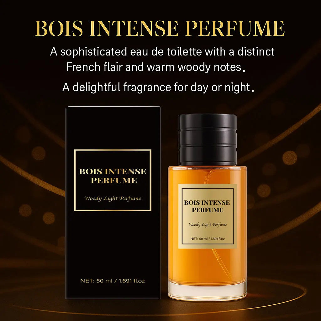 Bois Intense Perfume 50 ML Eau de Parfum for Men with Woody Notes of Iris Frankincense & Honey Luxury Long Lasting Fragrance Wentersen