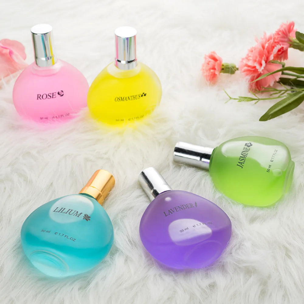 50ml Women's Long - lasting Light Floral Perfume - Blended with Osmanthus, Lily, Rose & Lavender women perfumes femme parfum Wentersen